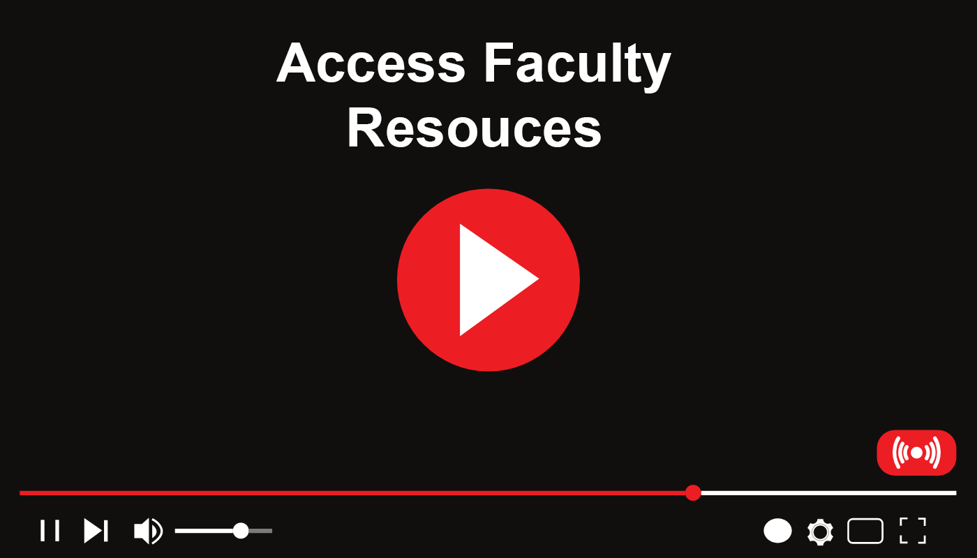 Faculty Resouces title card